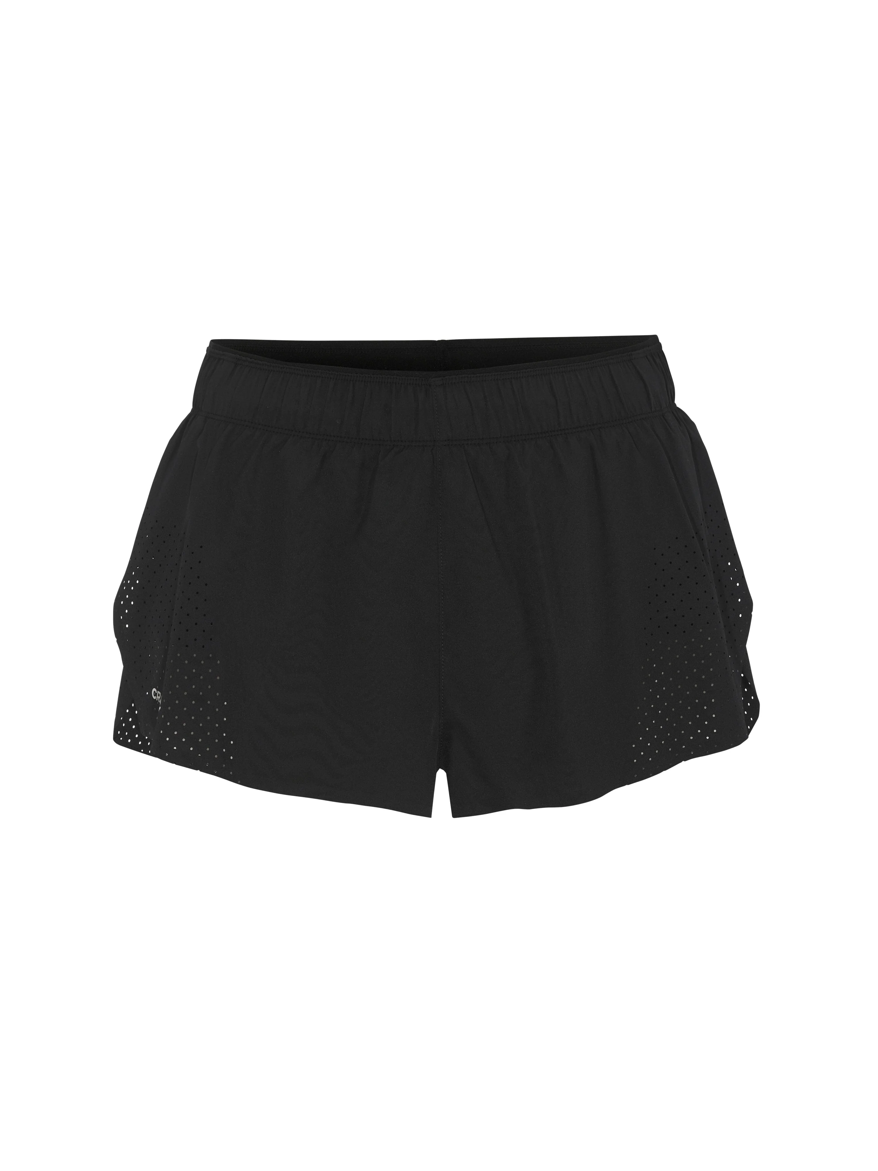 Women's Race Day Running Split Shorts 2 - Black - Image 8