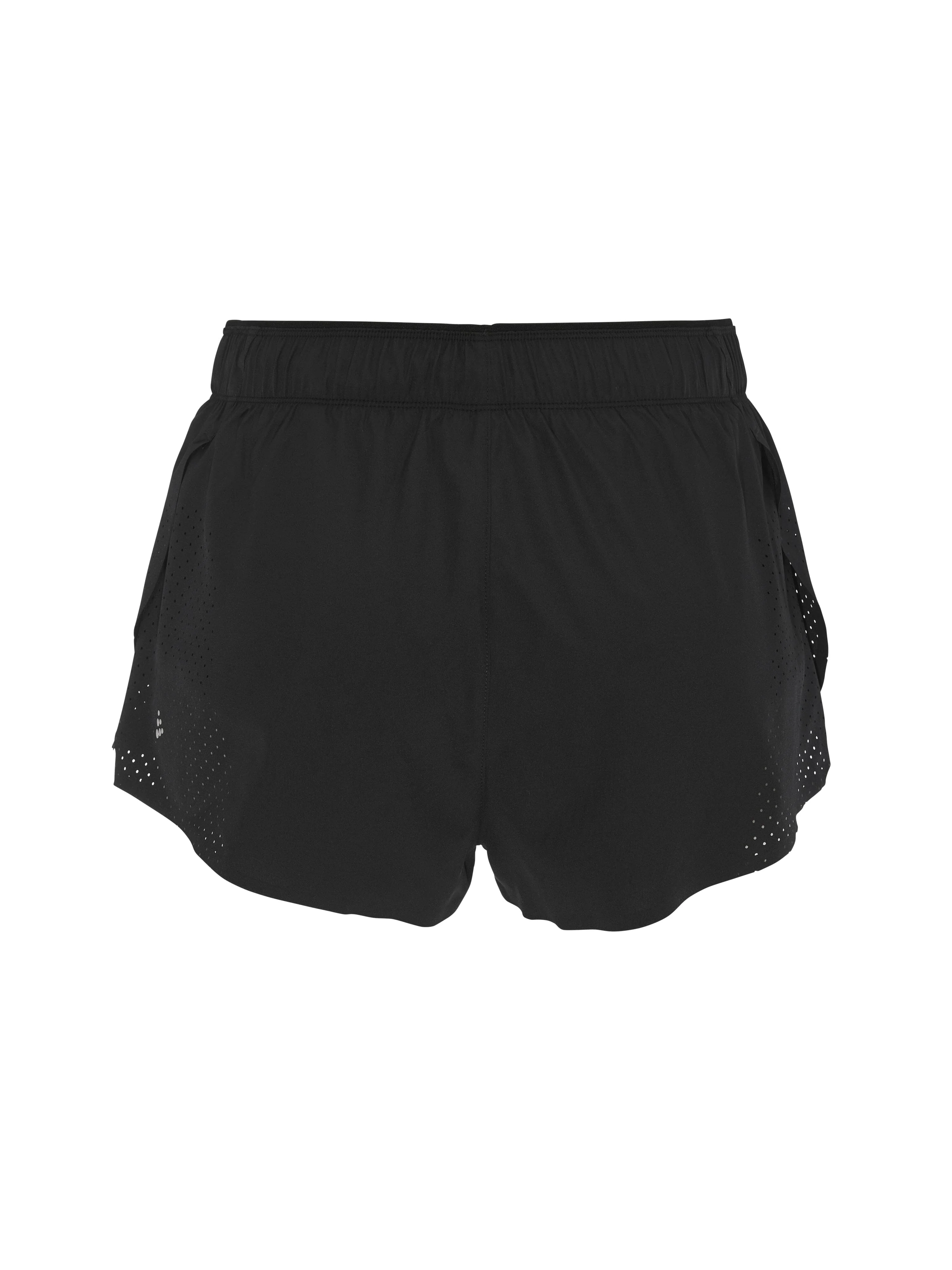 Women's Race Day Running Split Shorts 2 - Black - Image 9