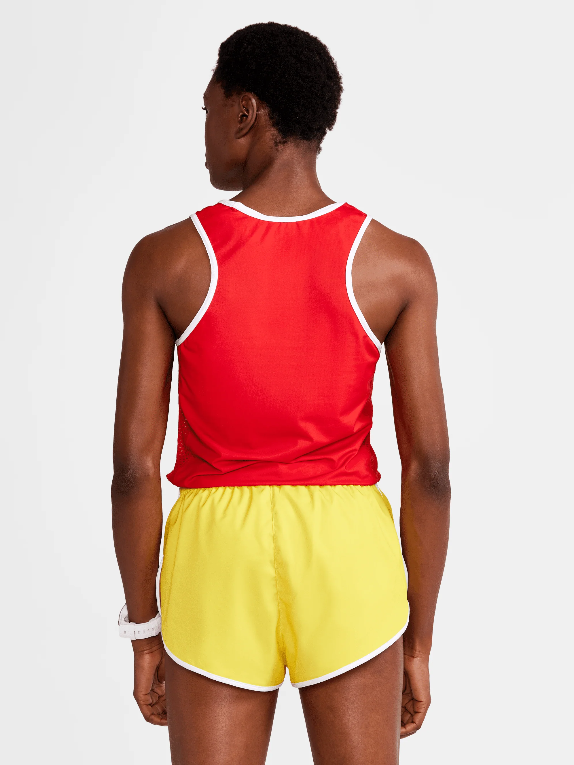 Women's Retro Elite Custom Singlet - CAYENNE - Image 2