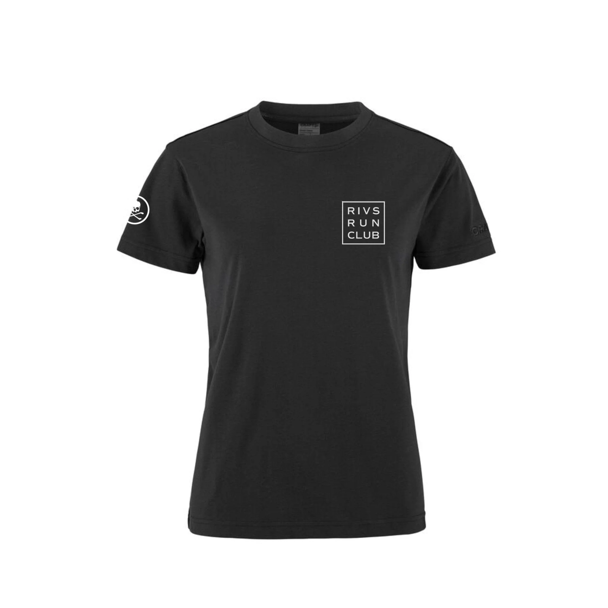 Women's Rivs Run Club Community 2.0 Tee - Black/Rivs1
