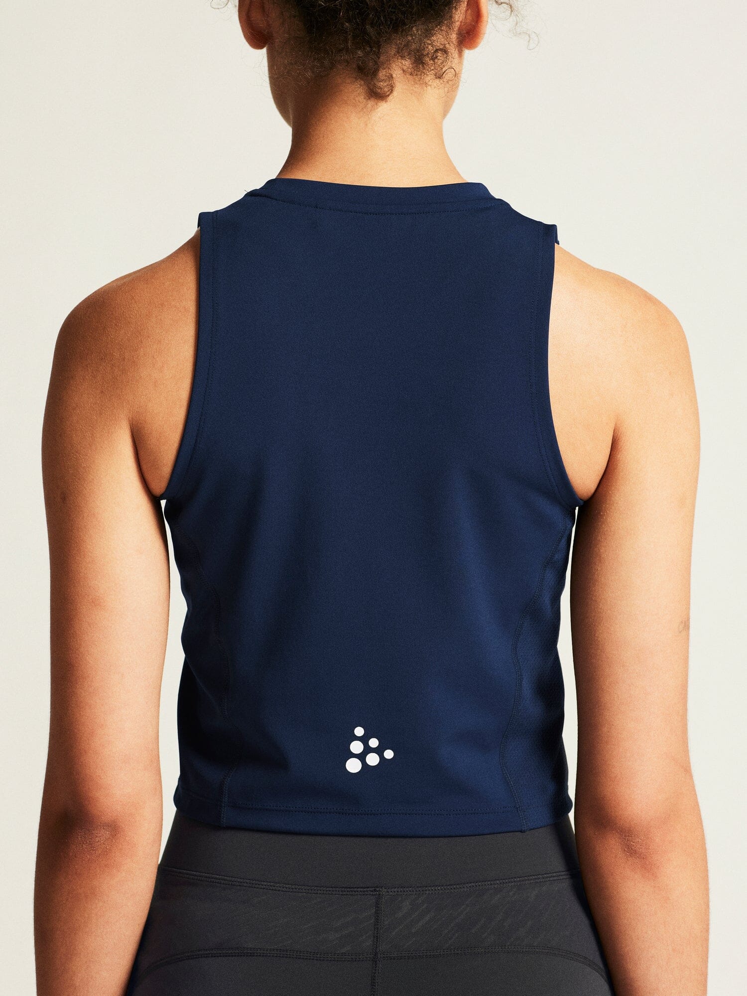 Women's Rush 2.0 Crop Singlet - NAVY - Image 7