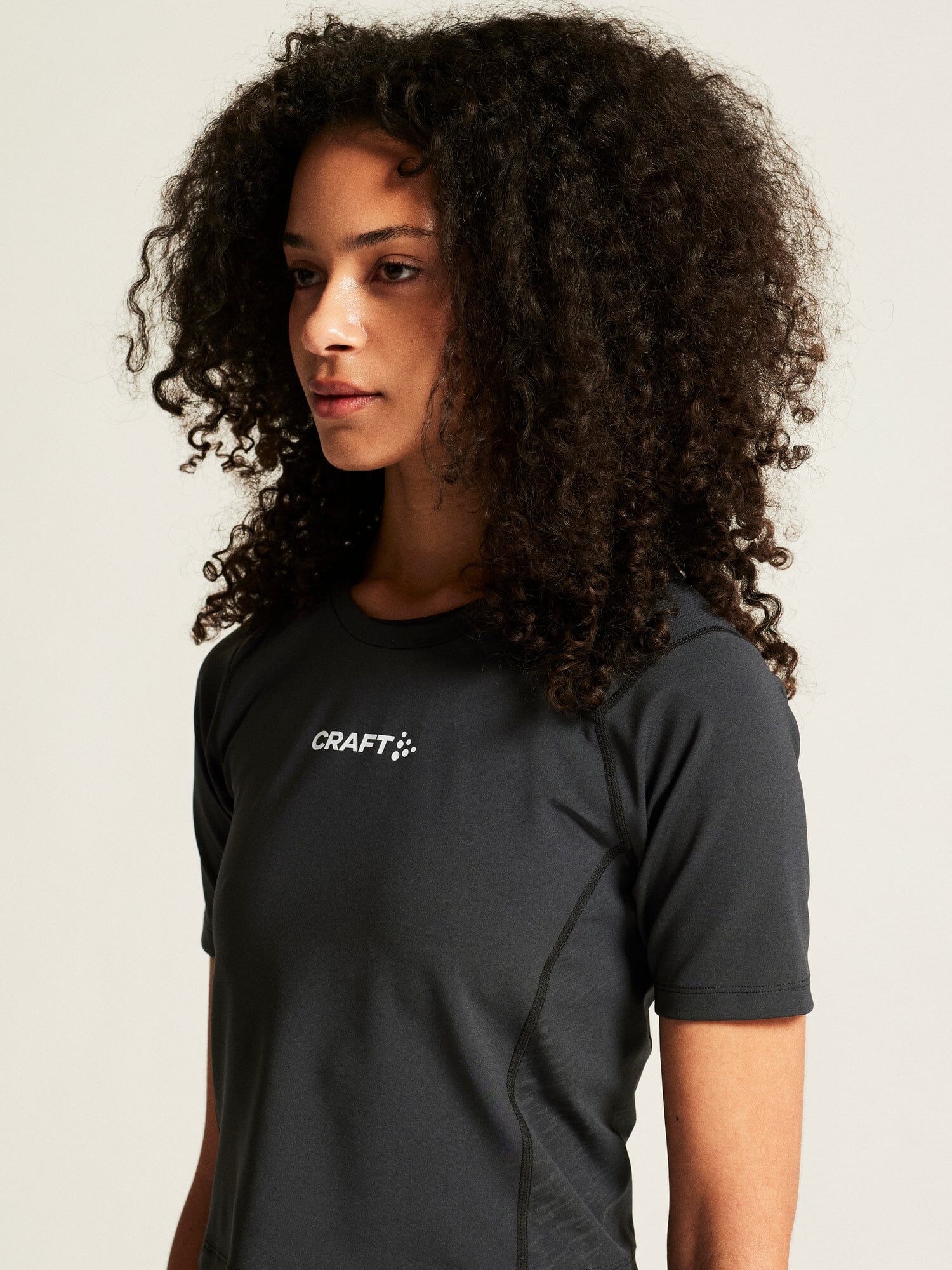 Women's Rush 2.0 Crop Tee - Black - Image 3