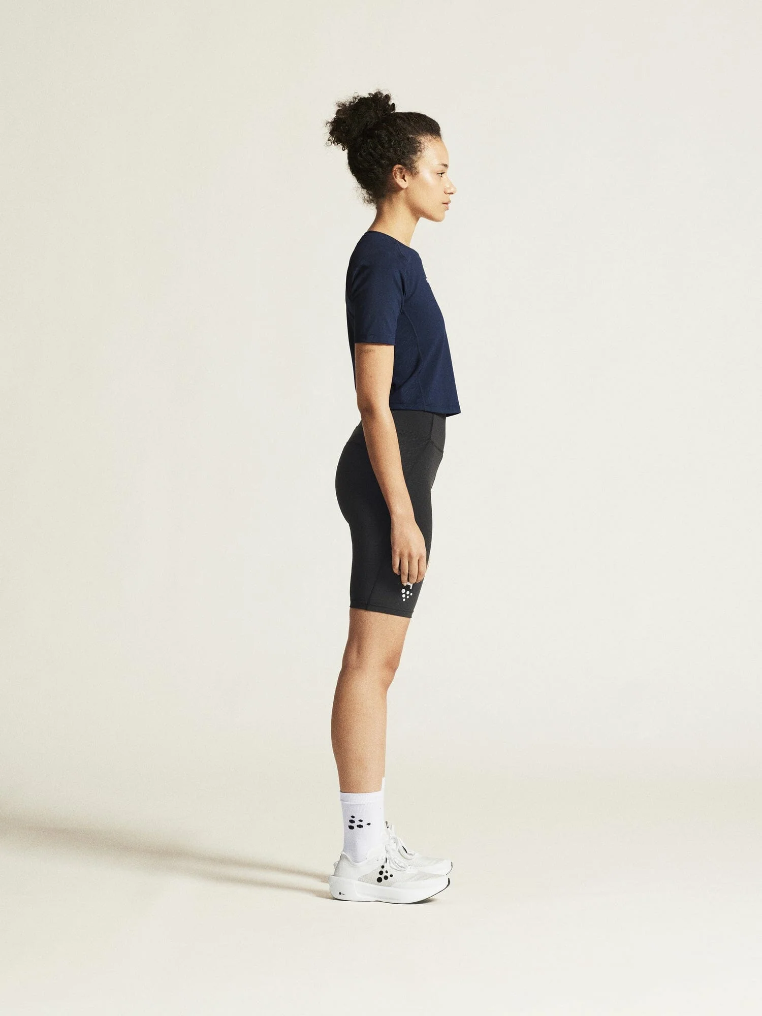 Women's Rush 2.0 Crop Tee - NAVY - Image 3