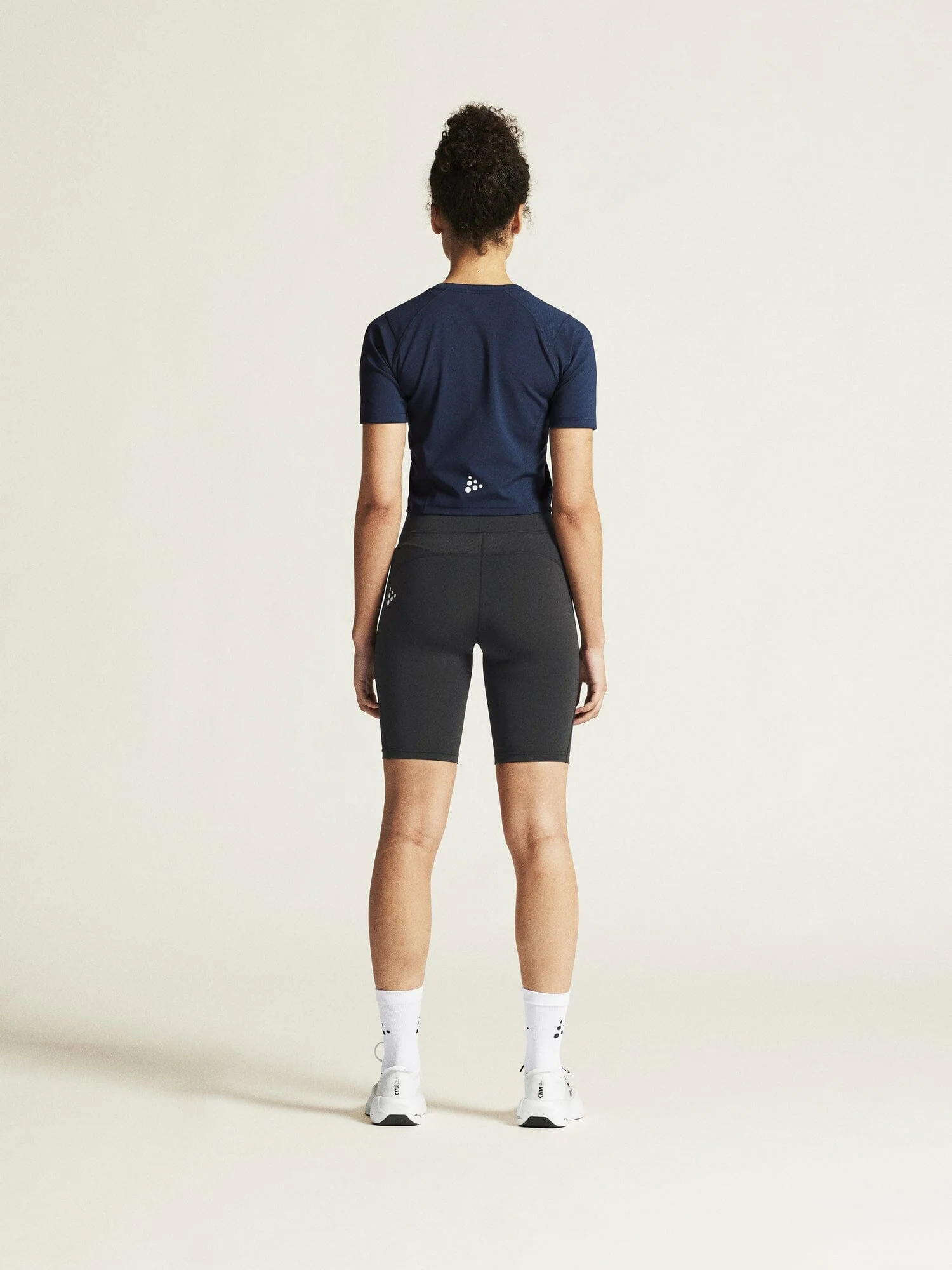 Women's Rush 2.0 Crop Tee - NAVY - Image 5