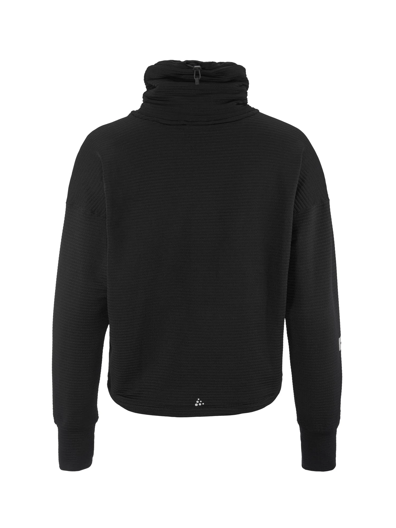 Women's SubZ Funnelneck Running Jersey - Black - Image 9
