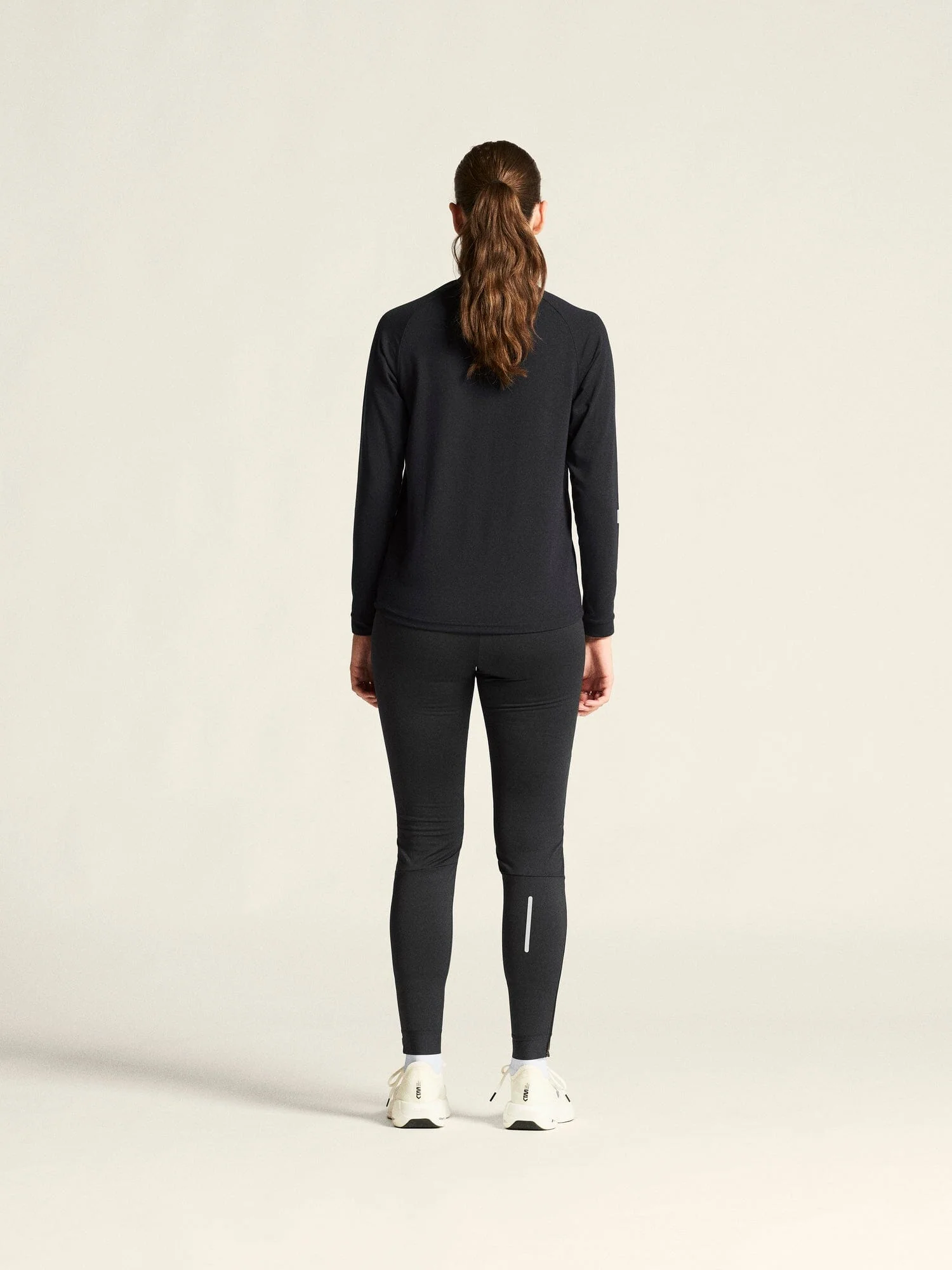 Women's SubZ Light Running Tights - Black - Image 8