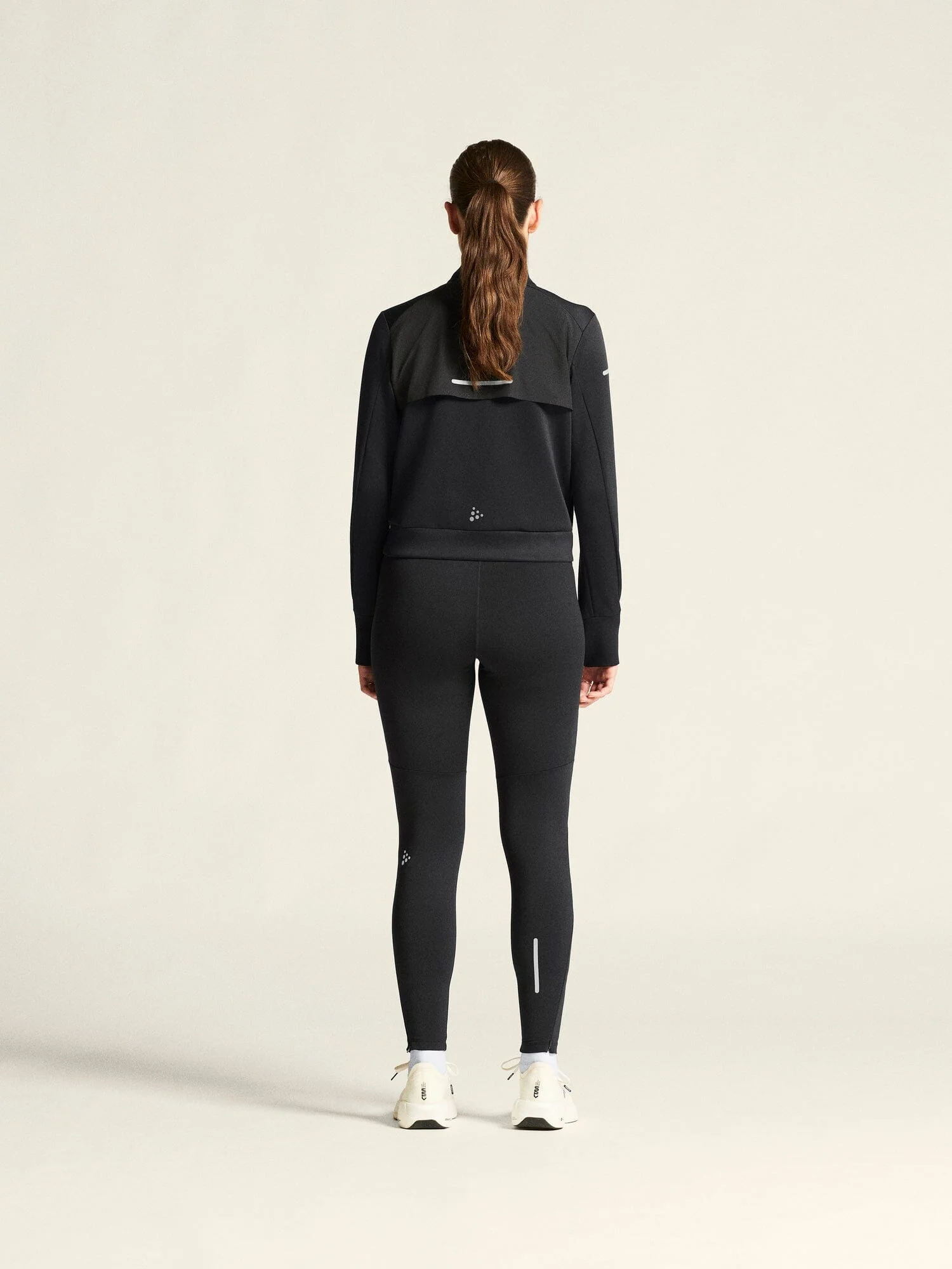 Women's SubZ Running Jacket 4 - Black - Image 7