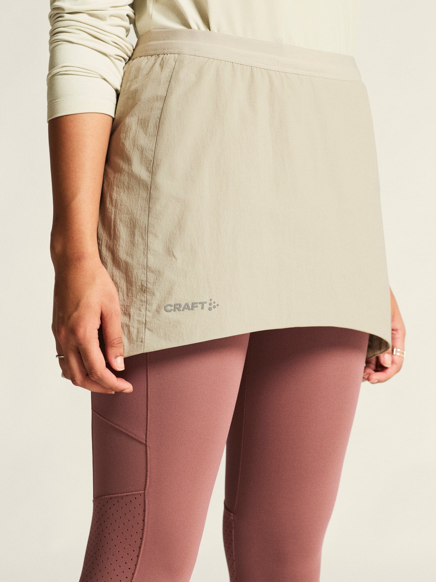 Women's SubZ Running Skirt 4 - Plaster - Image 3