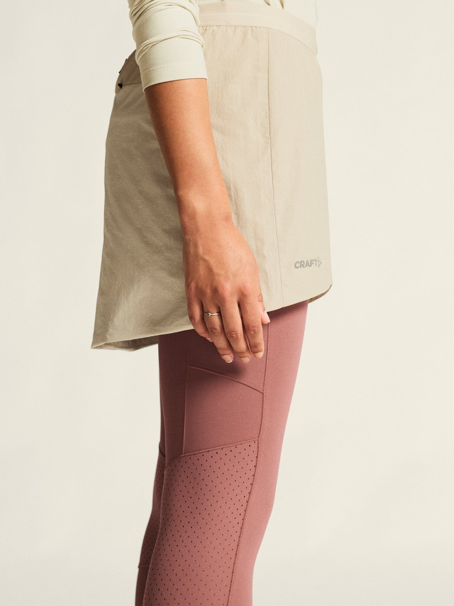 Women's SubZ Running Skirt 4 - Plaster - Image 4
