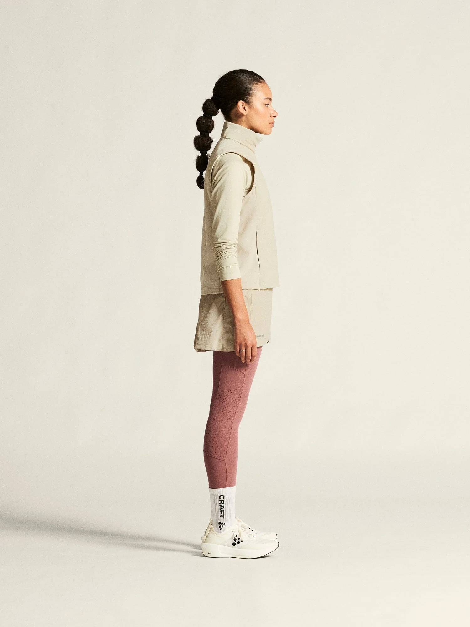 Women's SubZ Running Skirt 4 - Plaster - Image 6