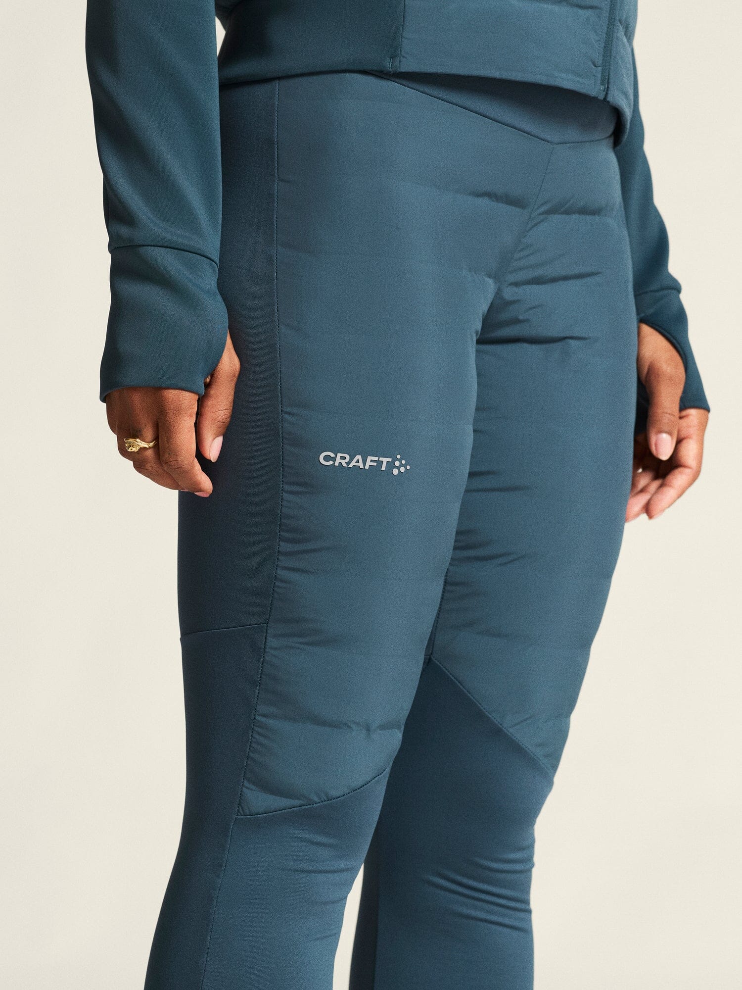 Women's SubZ Running Tights 4 - North - Image 3