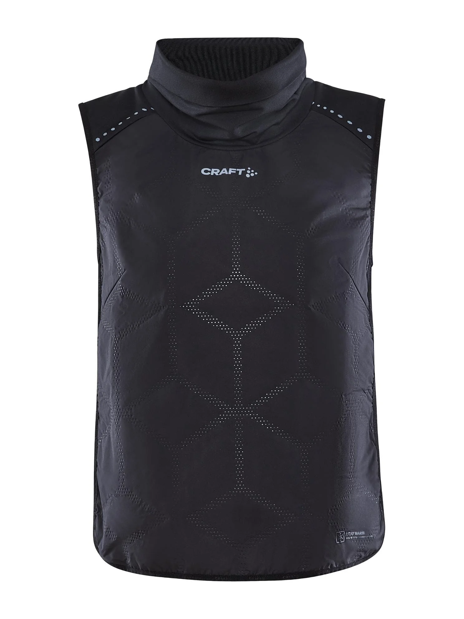 Women's SubZ Running Vest 3 - Black - Image 5