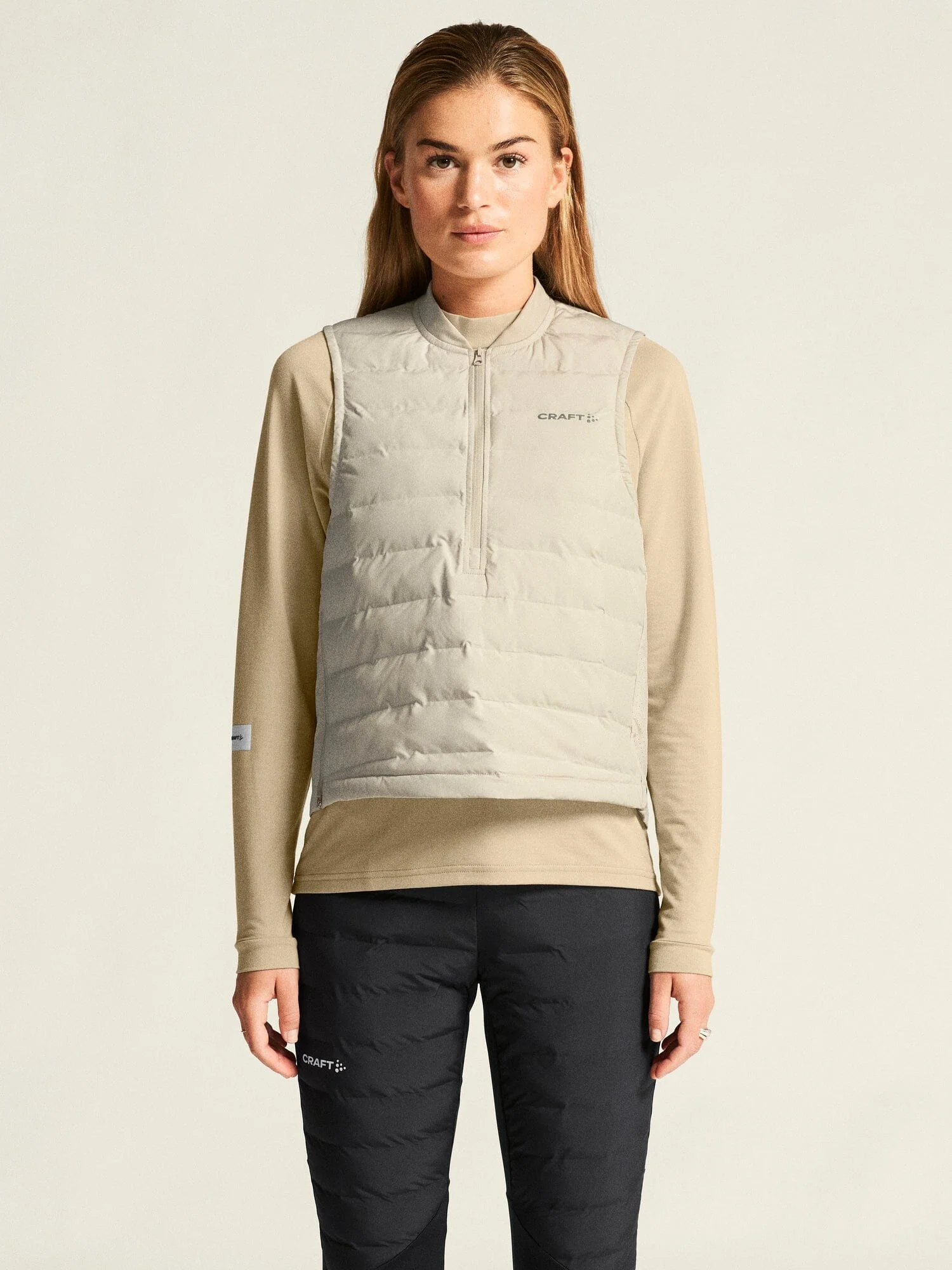 Women's SubZ Running Vest 5 - Plaster - Image 2