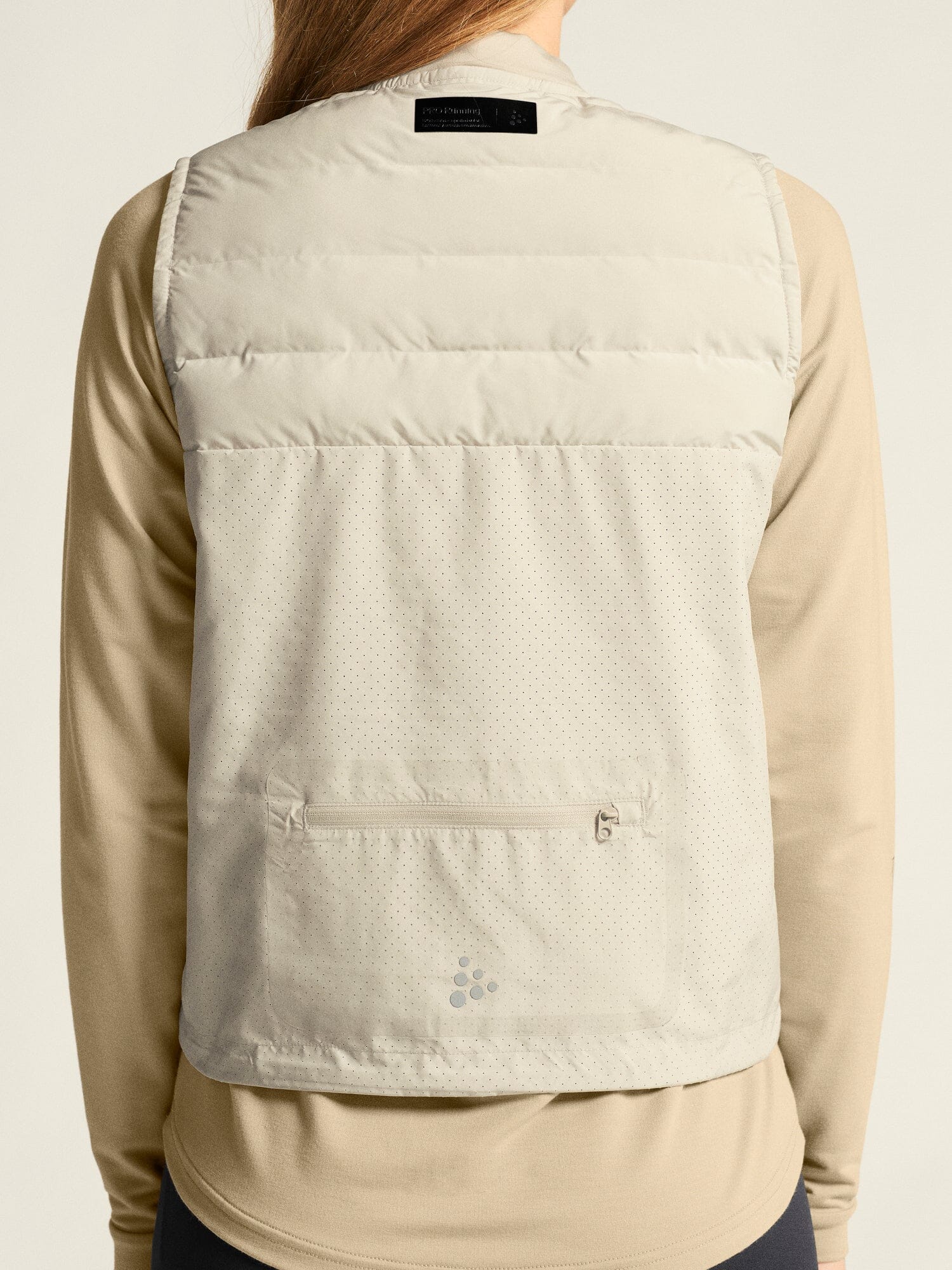 Women's SubZ Running Vest 5 - Plaster - Image 5