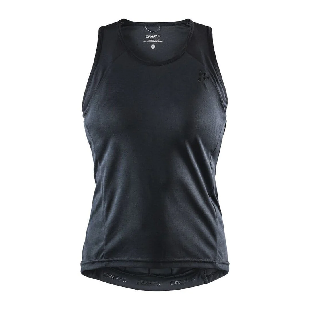 Women's Summit Cycling Singlet - Black - Image 2