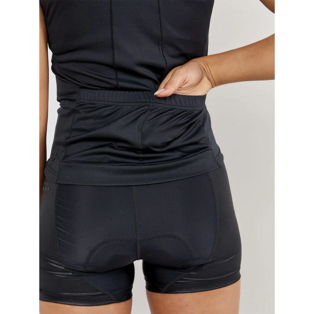 Women's Summit Cycling Singlet - Black - Image 4