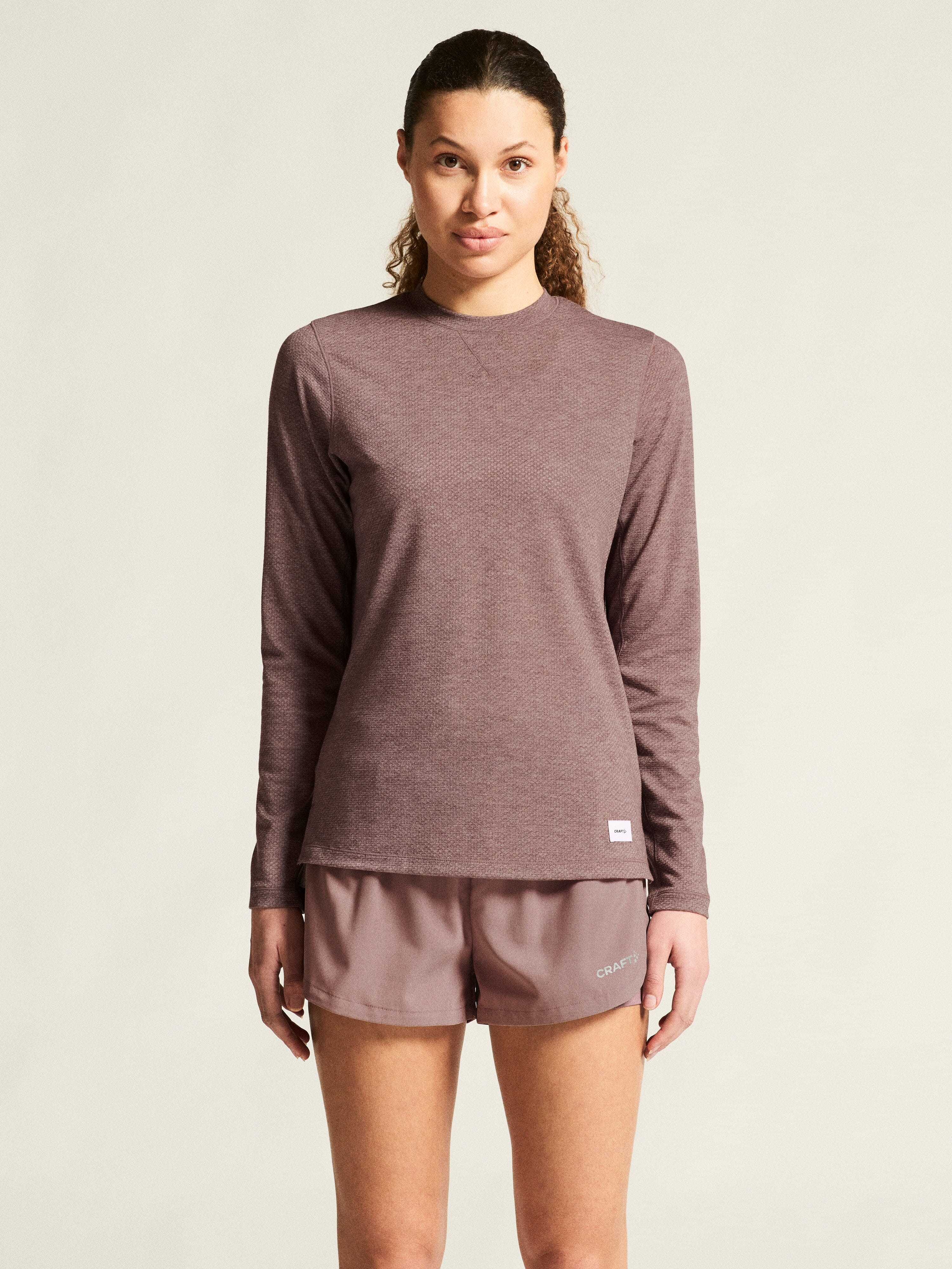 Women's Thermal Mesh CN - Flint Melange - Image 2