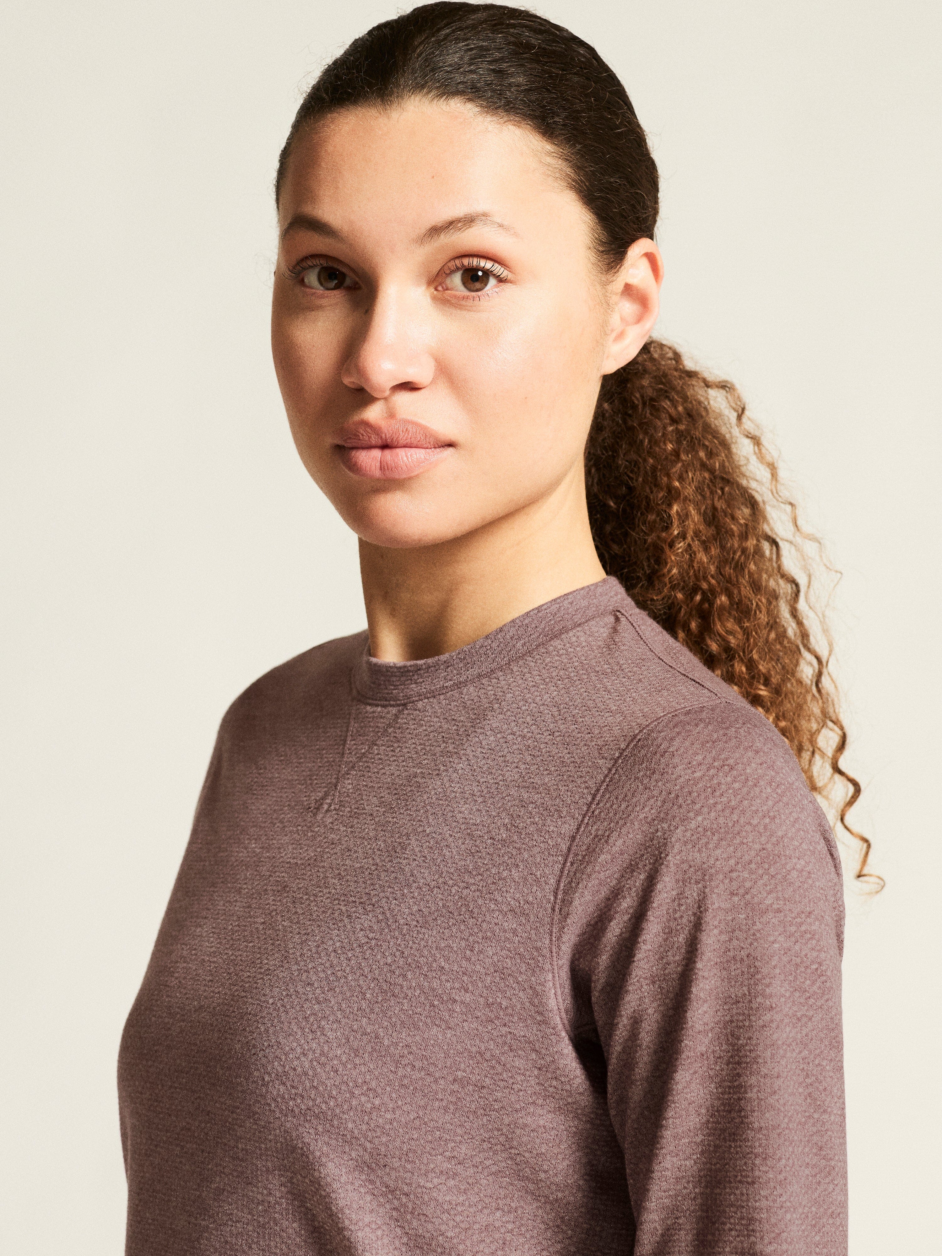 Women's Thermal Mesh CN - Flint Melange - Image 3