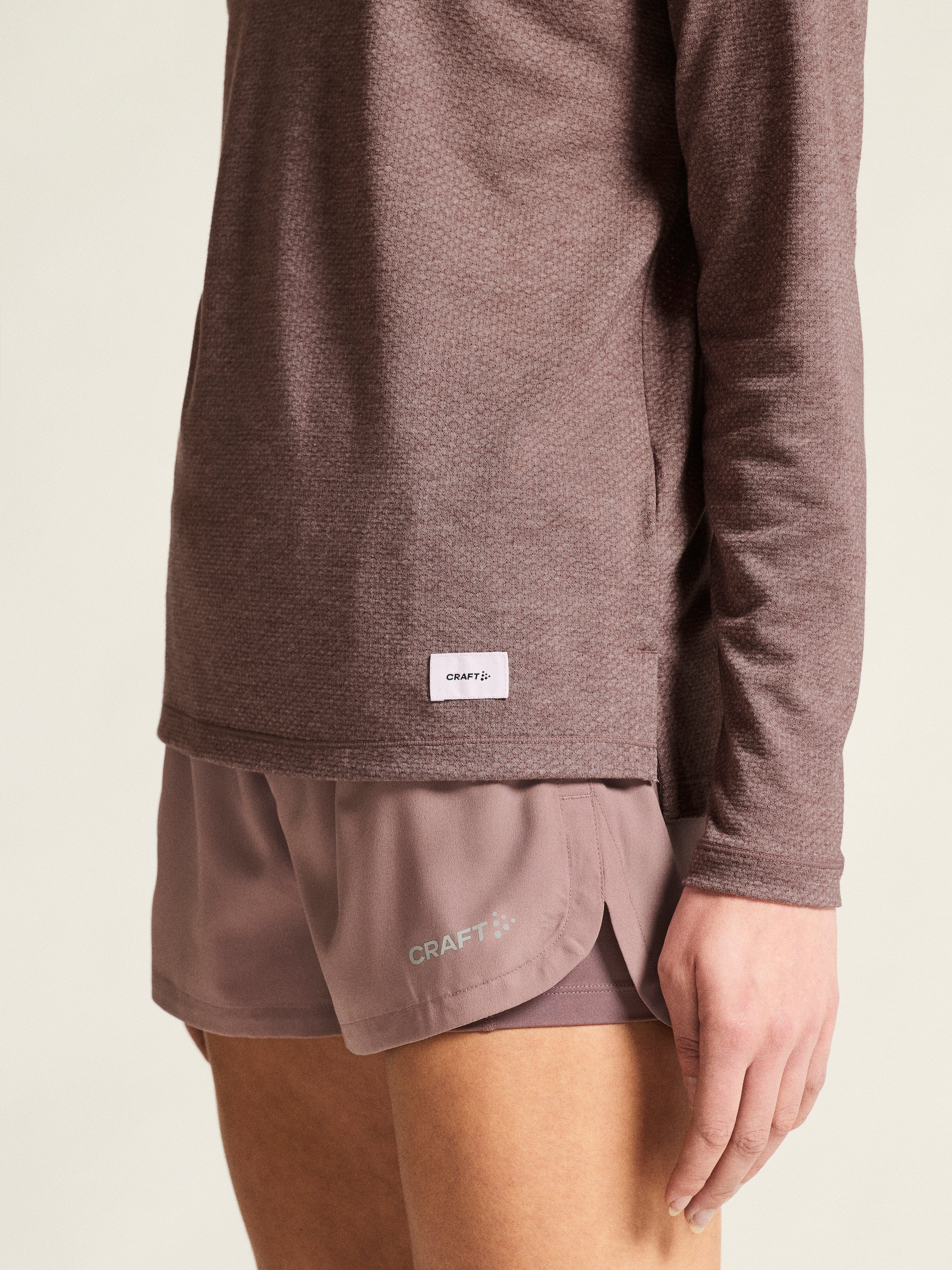 Women's Thermal Mesh CN - Flint Melange - Image 4