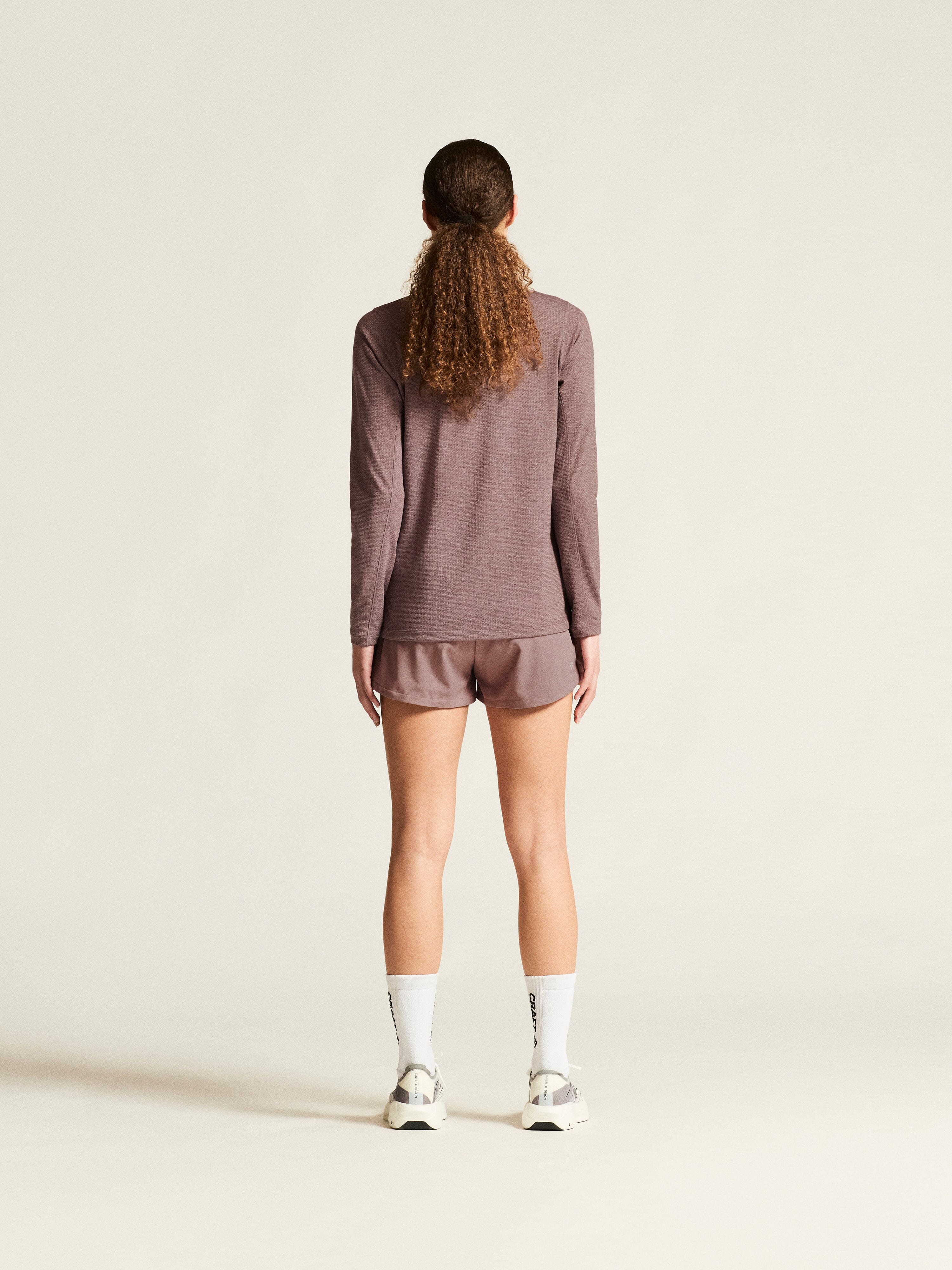 Women's Thermal Mesh CN - Flint Melange - Image 7