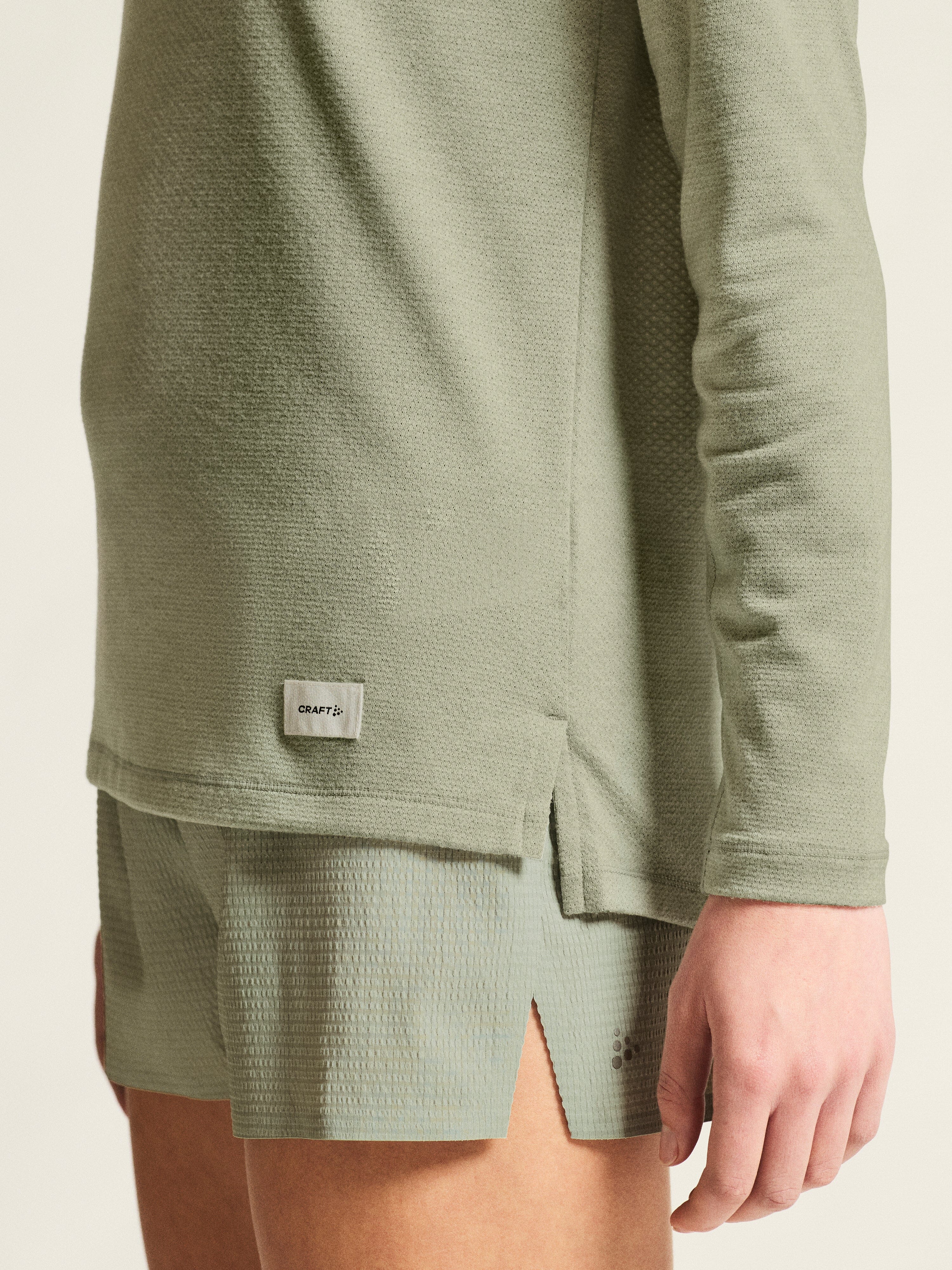 Women's Thermal Mesh CN - Pigeon Melange - Image 4