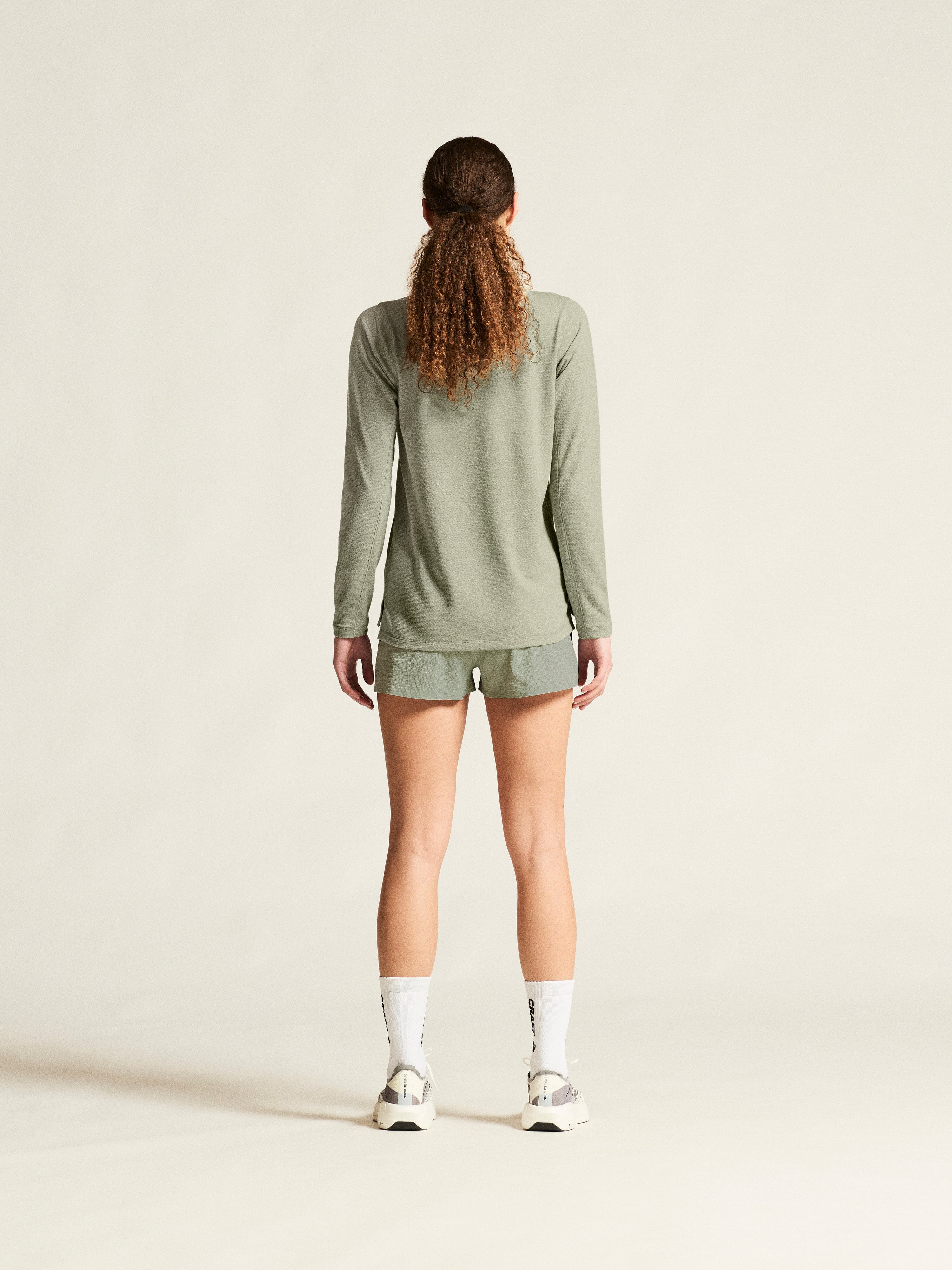 Women's Thermal Mesh CN - Pigeon Melange - Image 7
