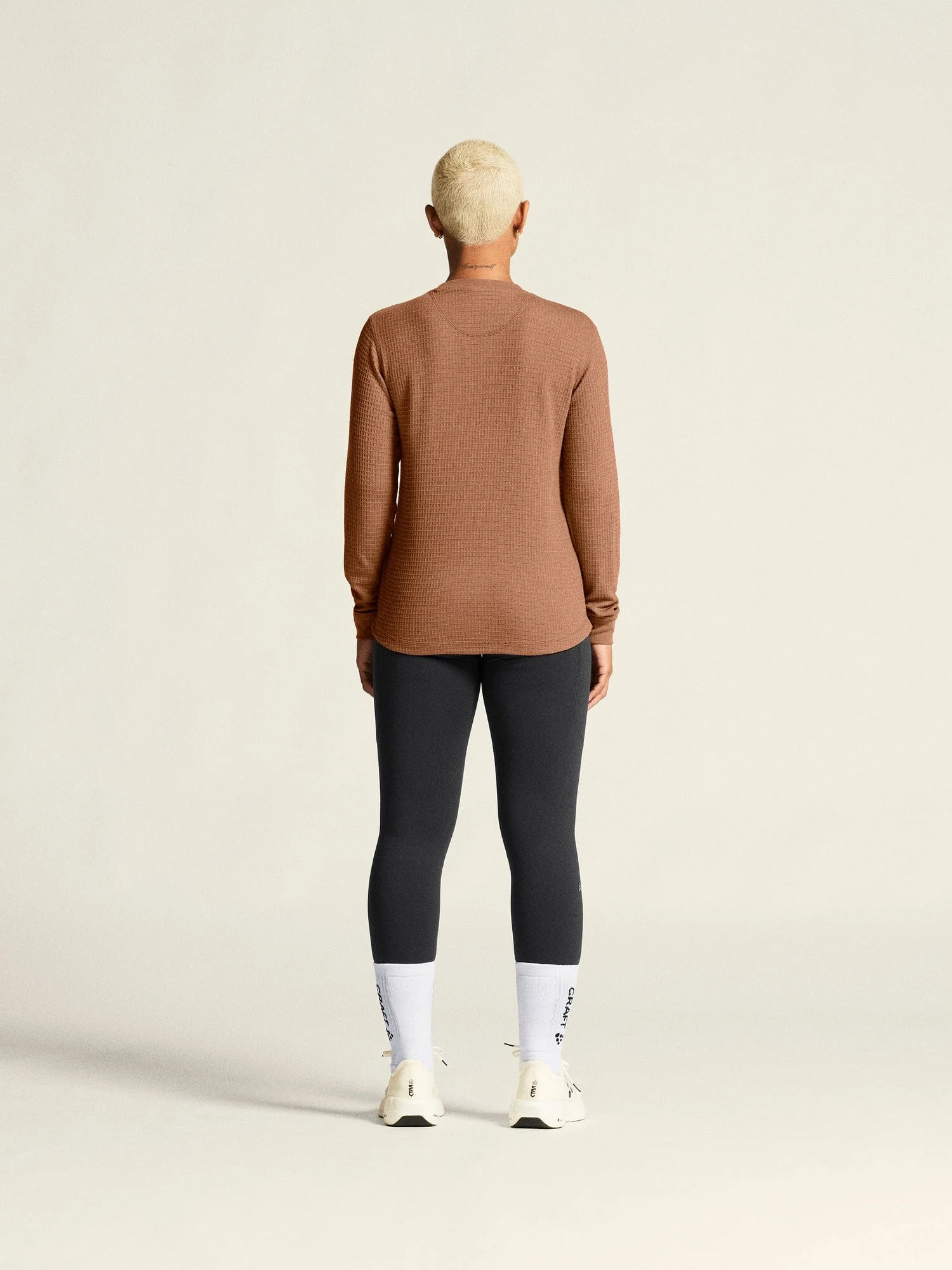 Women's Wool Waffle RN - Clove - Image 6